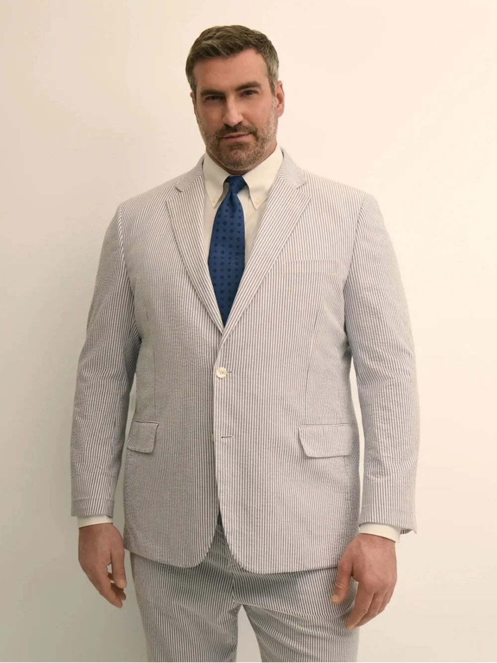 Brooks Brothers Classic Fit Cotton Seersucker 1818 Suit Coat